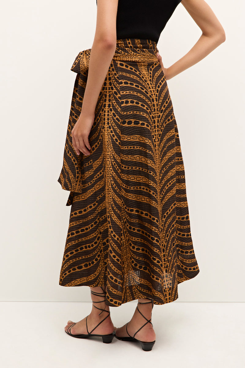 ESTINE WRAP SKIRT